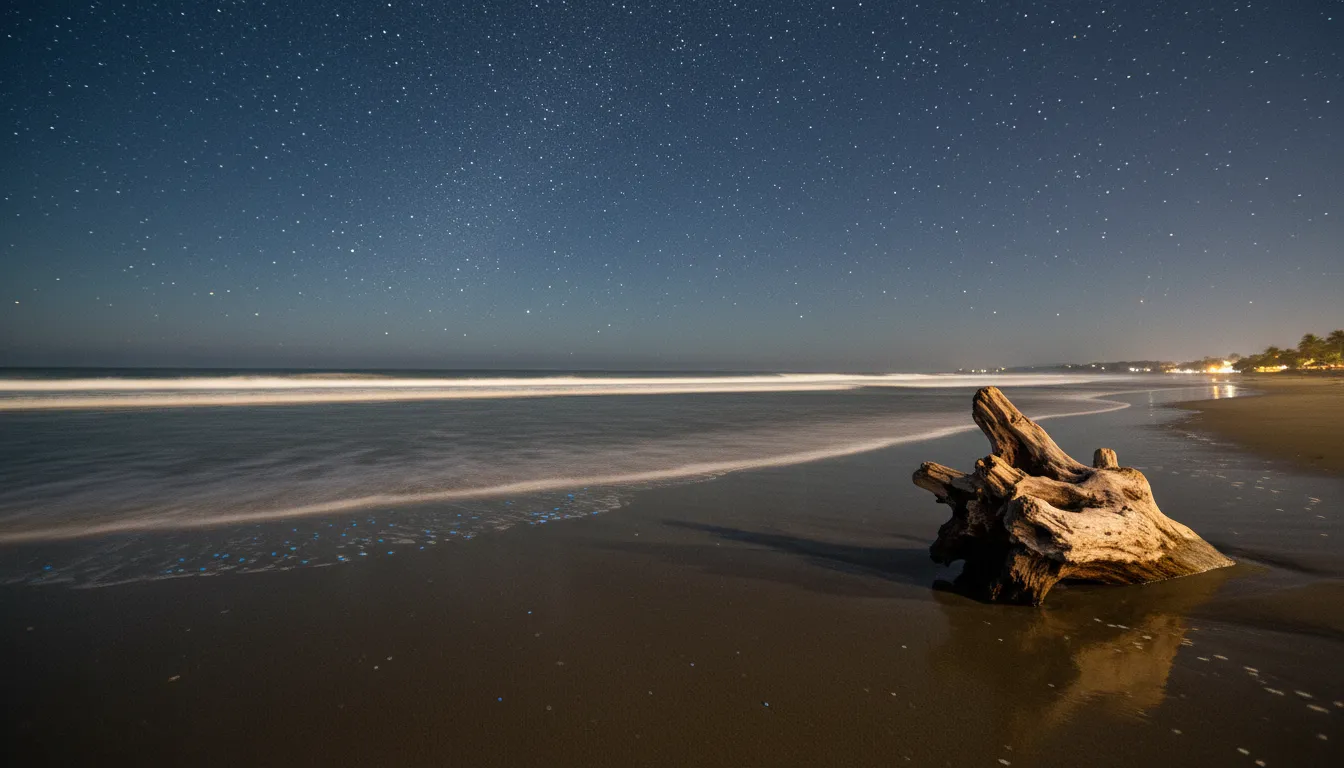 Starlit Strides: Your Insider's Guide to Jaco Nighttime Beach Walks